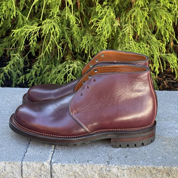 Viberg Uplands - Size 7 E - 1035 Last - Burgundy - Wooly Chromexcel main image 3